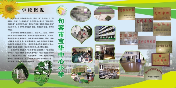 学校展板图片