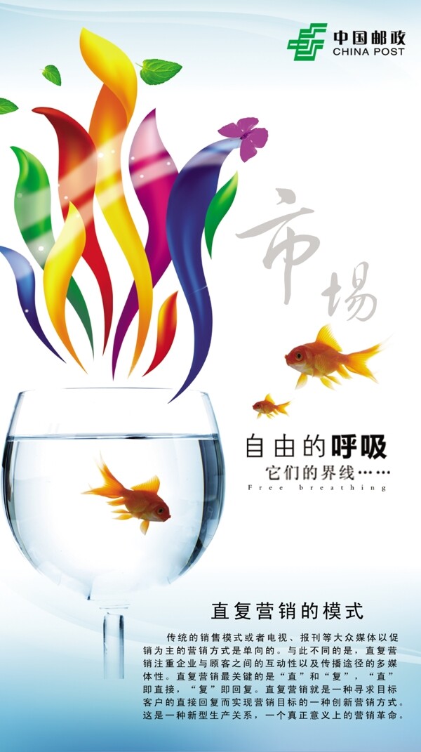 中国邮政宣传海报图片