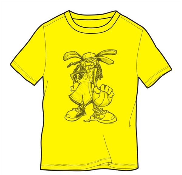 篮球兔子潮流T恤