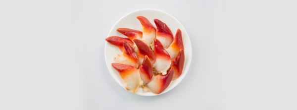 俯视图贝壳刺身日本料理寿司海鲜食物