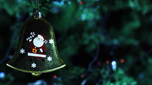 圣诞树上的挂饰背景动画素材3