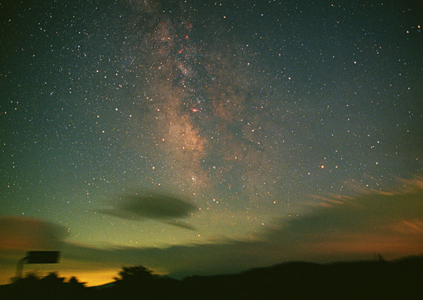 布满星星的天空