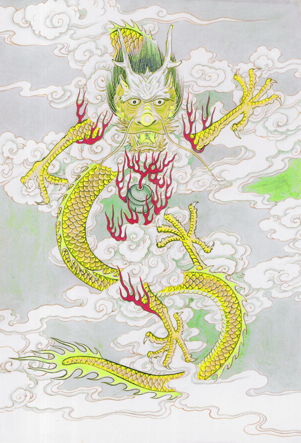 动物水牛黄牛老虎泥鳅蛇马老鼠中华艺术绘画