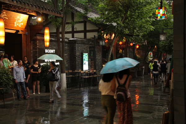 下雨图片