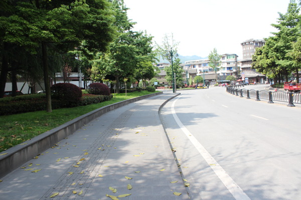 都江堰街景图片