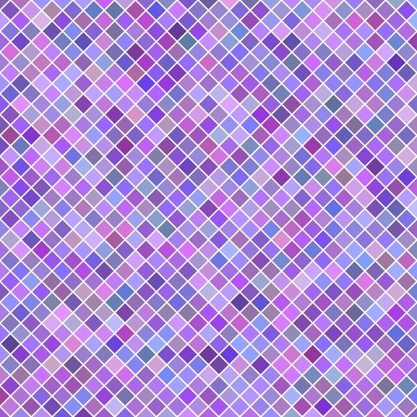 颜色抽象对角线正方形图案背景矢量插图从紫色方块