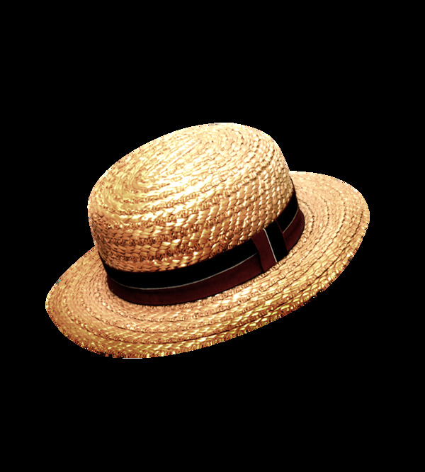 夏日草帽装饰素材
