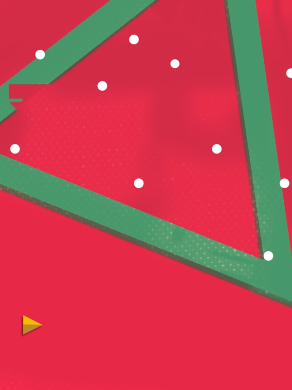 创意几何图形圣诞节红色背景