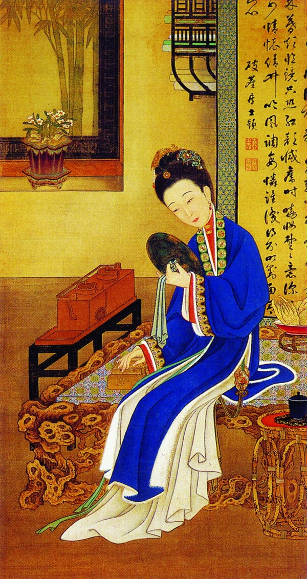 绣花图