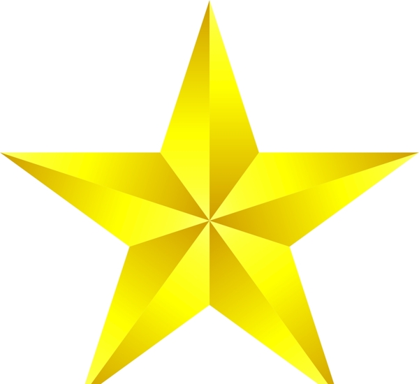 矢量图5角星