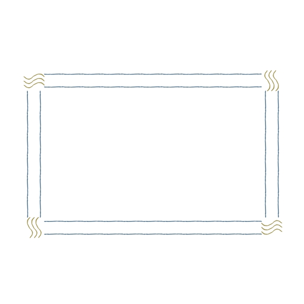 简洁矩形边框可商用元素