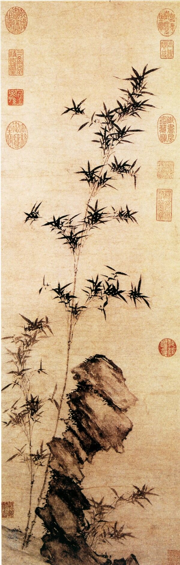 中国传世名画竹子