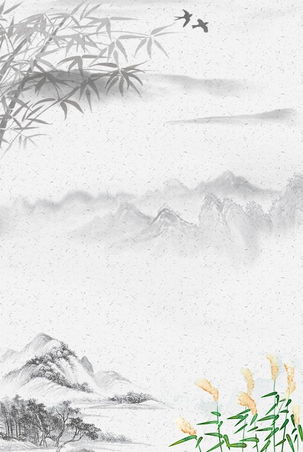 中国风山脉背景