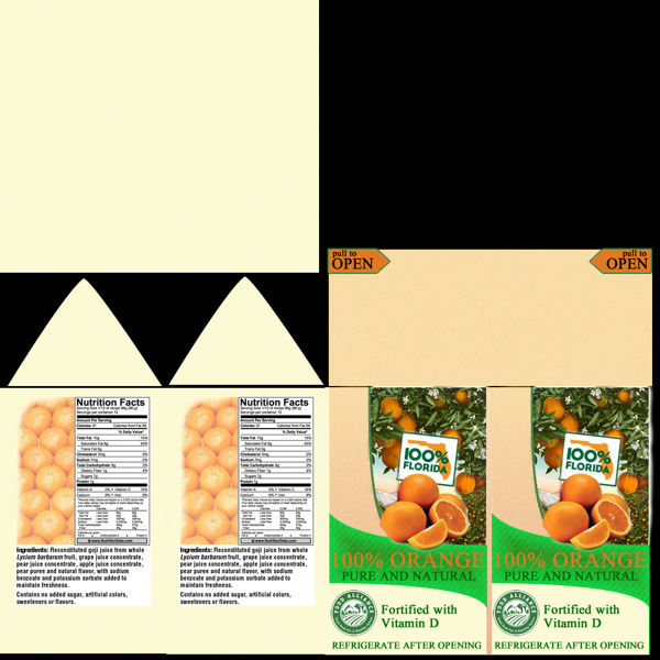 OrangeJuiceCarton橙汁纸盒装