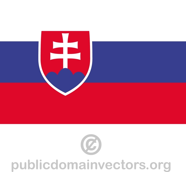 斯洛伐克矢量标志