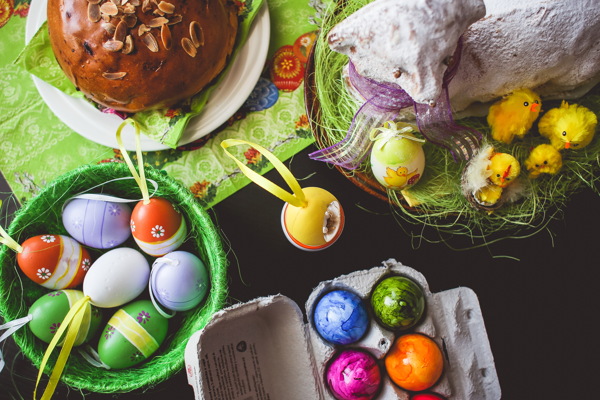 复活节彩蛋食物图片