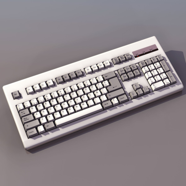 键盘3D模型