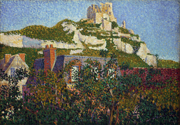 西涅克城堡油画图片