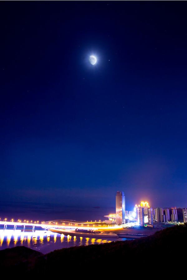 大连跨海大桥夜景