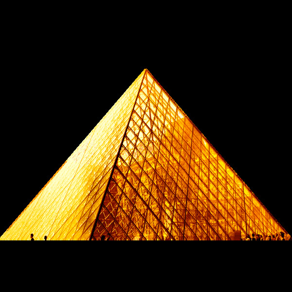 金字塔建筑物png元素