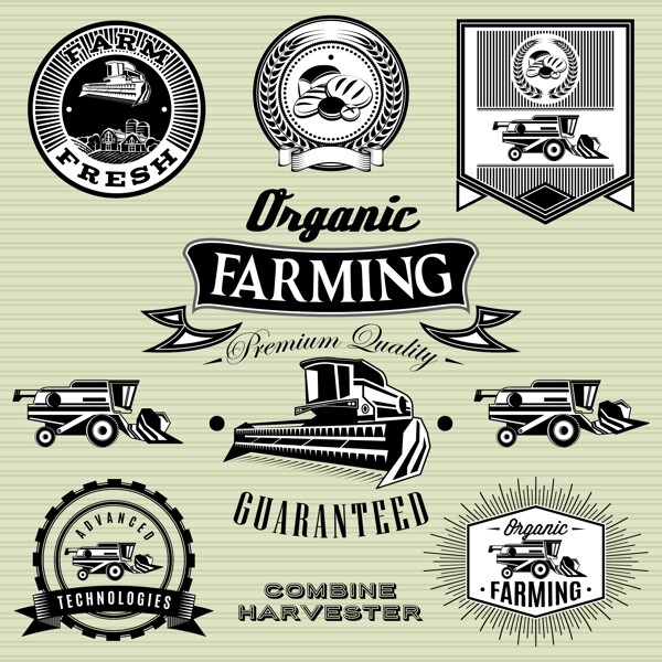 农产品图标复古图标图片