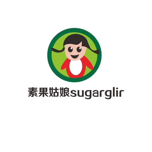 绿色果蔬logo设计