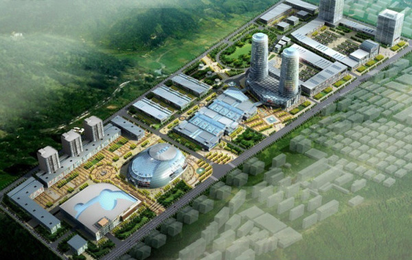 MAX城市规划城市景观鸟瞰3D模型