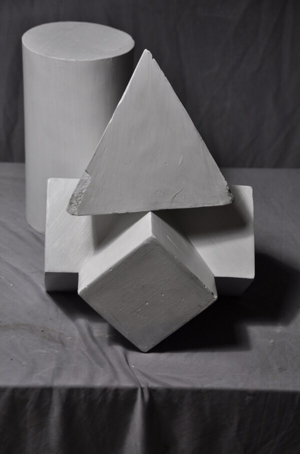 石膏复几何体组合