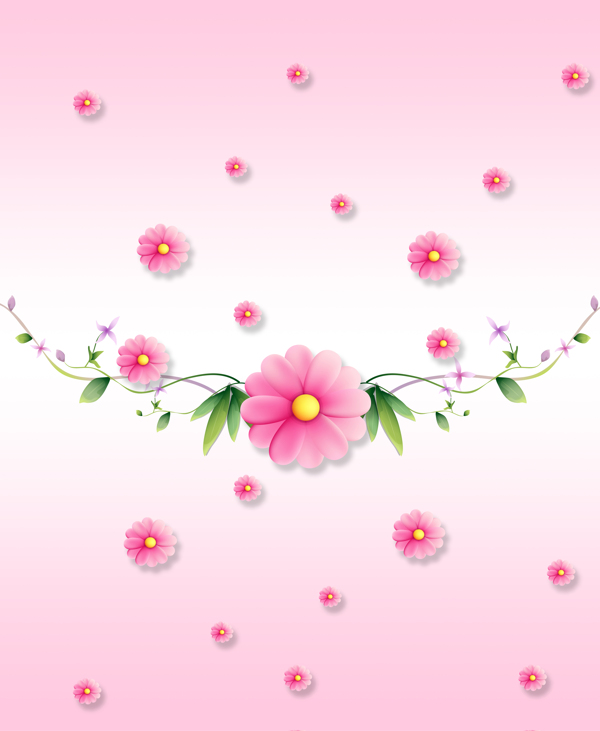 粉色花朵图片