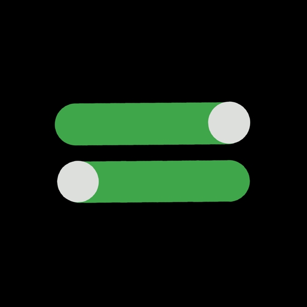 绿色移动样式图标