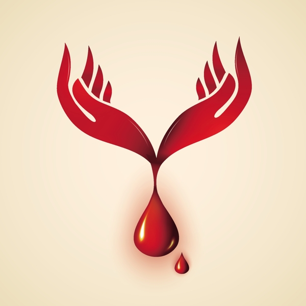 献血徽标logo模板