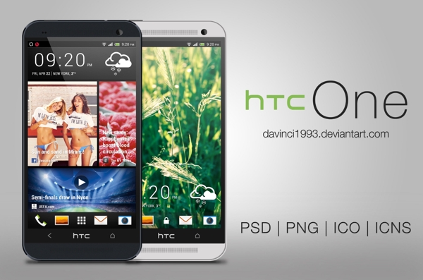 HTC智能手机PSD分层素材
