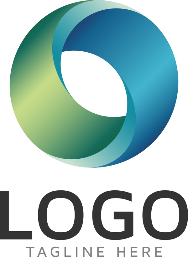 绿色能源类logo互联网标识