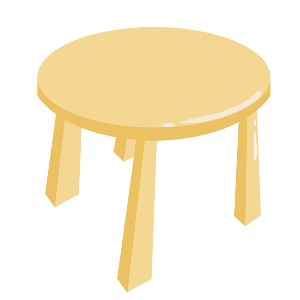 木质圆形椅子