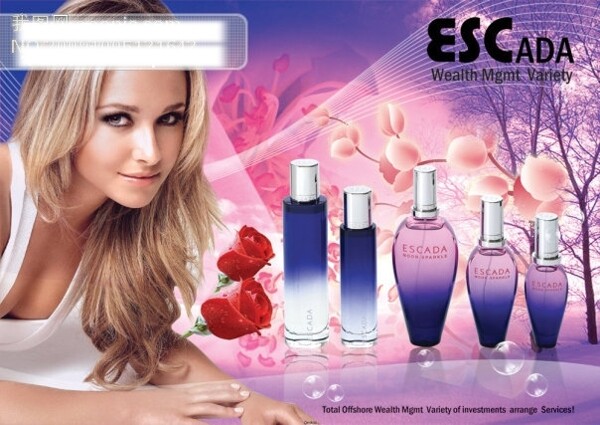 Escada艾斯卡达香水广告