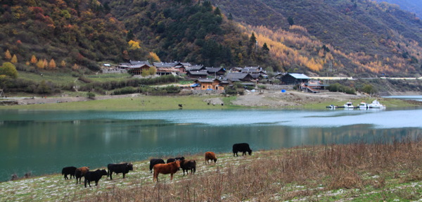 湖光山色