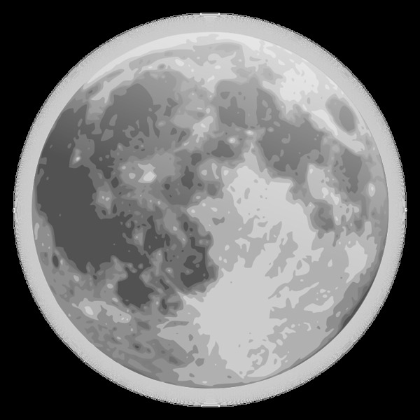 天气图标满月