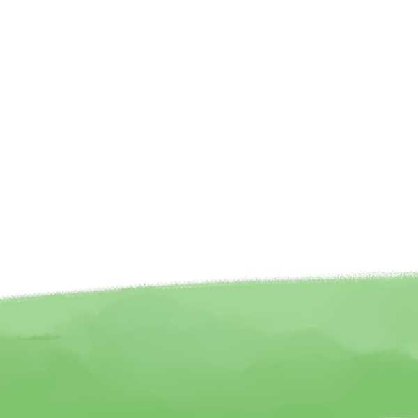 绿色的卡通手绘草坪