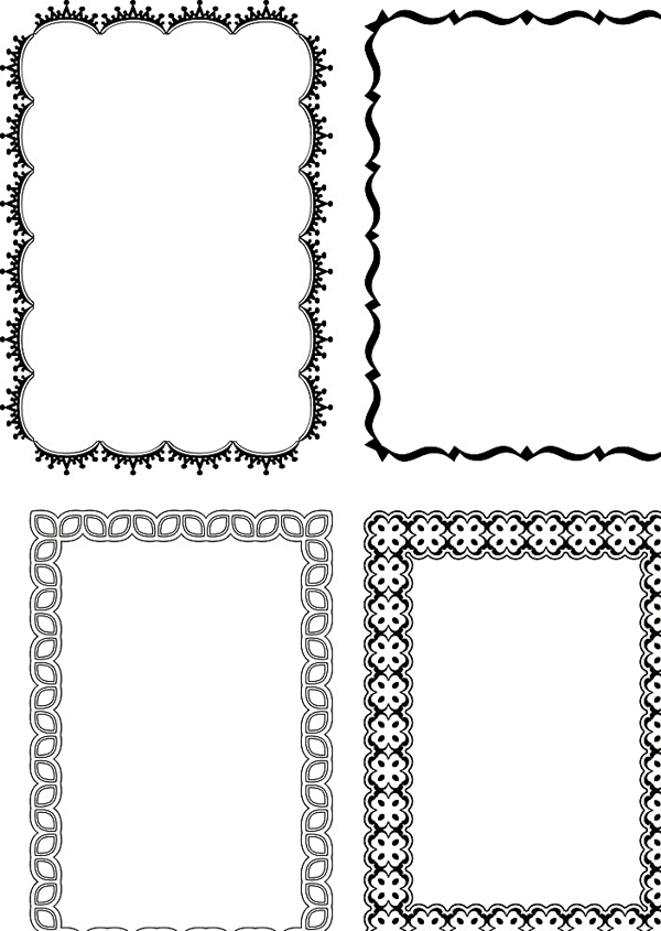花边边框图片