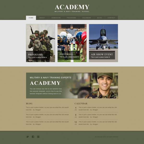 国外军事网站模板