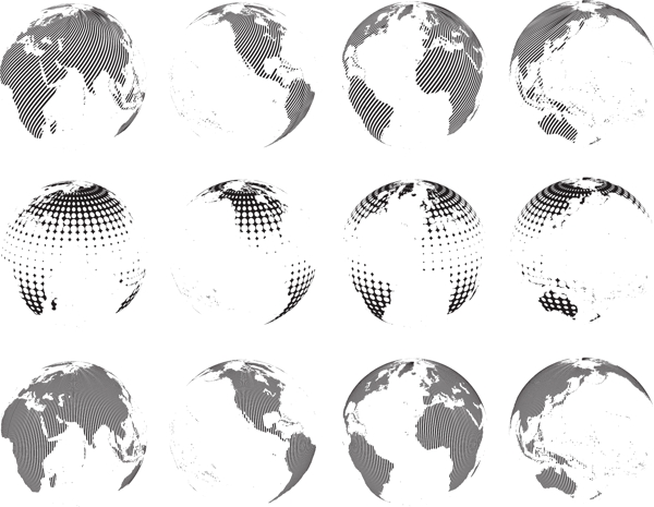 地球矢量素材图片