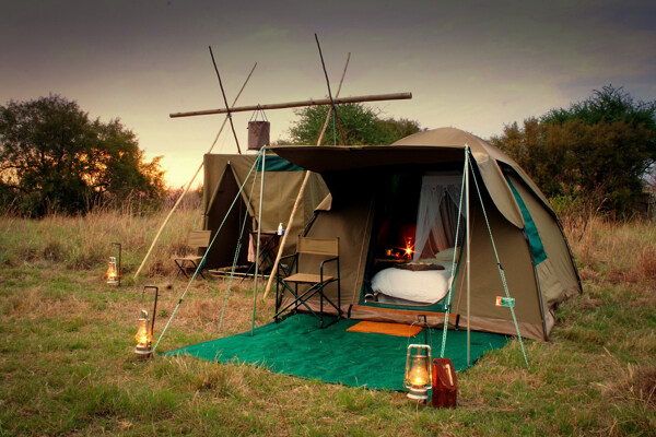 非洲考察探险野营帐篷图片