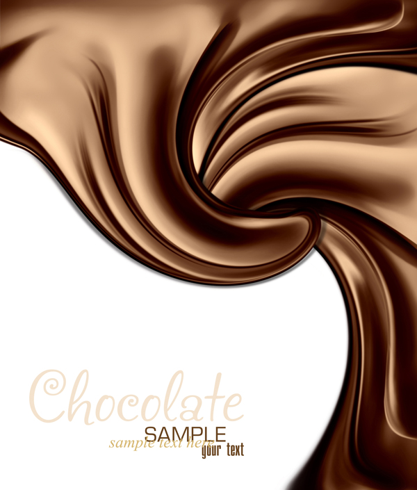 动感巧克力海报设计图片