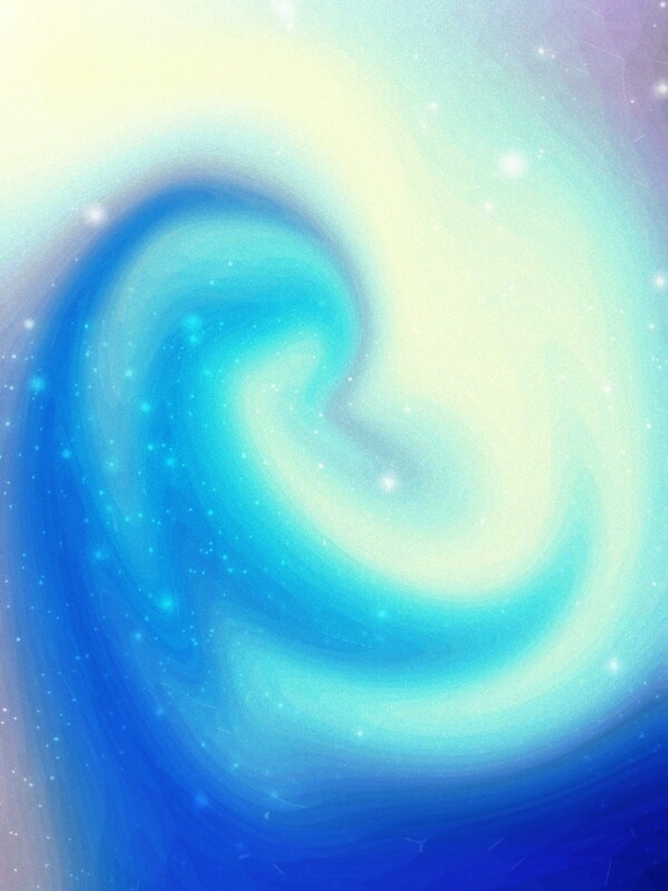 梦幻蓝色星河抽象流光背景