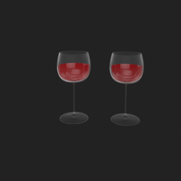 两杯红酒免抠素材