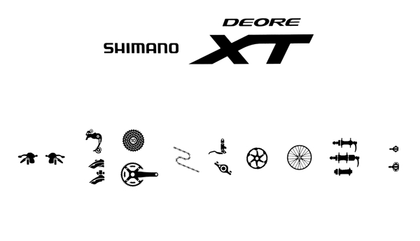 自行车禧玛诺XT套件图片