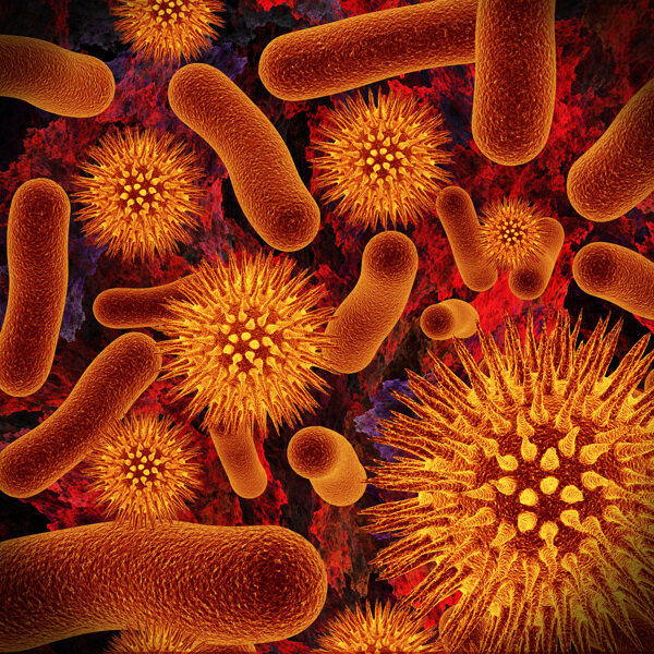 病毒细菌背景图片