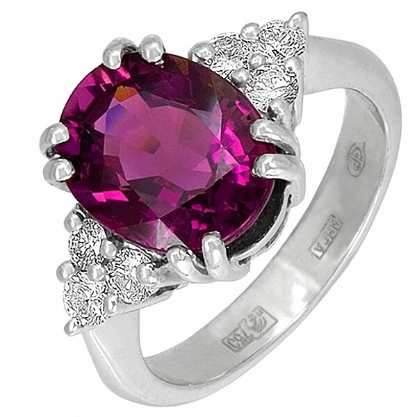 紫色宝石戒指