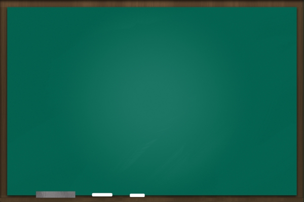 教育绿色黑板PNG