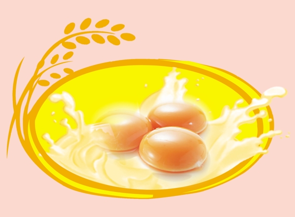 牛奶鸡蛋图片